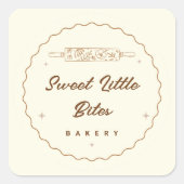 Sweet Lites Bakery Logo Sticker (Vorderseite)