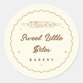 Sweet Lites Bakery Logo Sticker (Vorderseite)