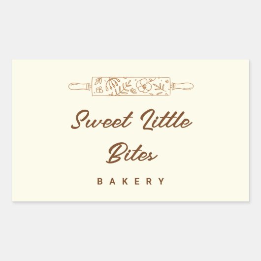 Sweet Lites Bakery Logo Sticker (Vorderseite)