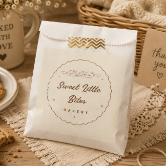 Sweet Lites Bakery Logo Sticker Geschenktütchen