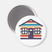 Sweet Litte Dream House Magnet (Vorderseite/Rückseite)