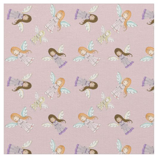 Sweet Little Angels Fabric Stoff (Nahaufnahme)