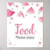 Sweet Little Baby Watermelon Baby Showfood Poster (Vorne)
