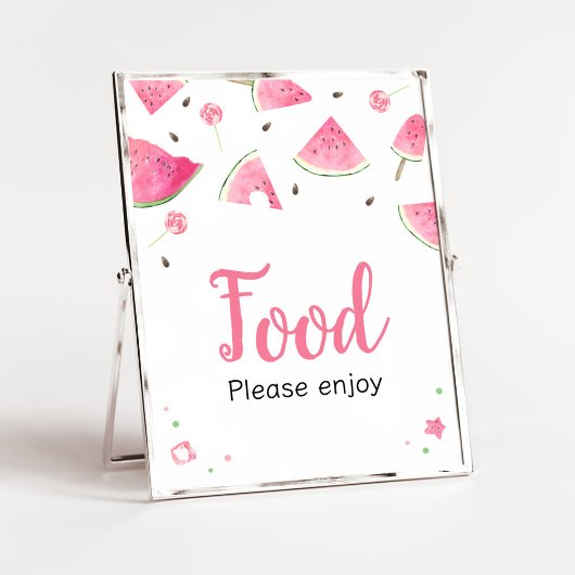 Sweet Little Baby Watermelon Baby Showfood Poster