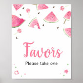 Sweet Little Baby Watermelon Kinderdusche Favorite Poster (Vorne)