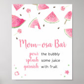 Sweet Little Baby Watermelon Mama Osa Bar Poster (Vorne)