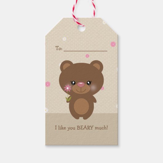 Sweet Little Bear Geschenkanhänger (Vorderseite)