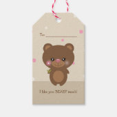 Sweet Little Bear Geschenkanhänger (Vorderseite)