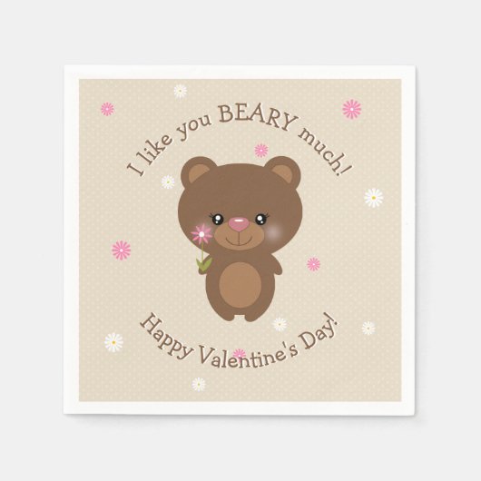 Sweet Little Bear Serviette (Vorderseite)