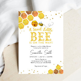 Sweet Little Bee Honey Bee Baby Shower Invitation Einladung