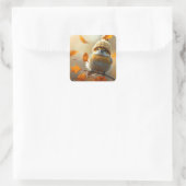 Sweet Little Bird Square Sticker (Tasche)
