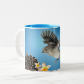 Sweet Little Bird Zweifarbige Tasse (Vorderseite Links)