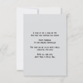 Sweet Little Birthday Wwünschcard Karte (Rückseite)