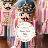 Sweet Little Bites Bakery Weihnachten Runder Aufkleber