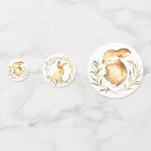 Sweet Little Bunny Baby Dusche Konfetti (Vorderseiten)