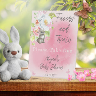 Sweet Little Bunny Baby Duwer Favoriten und Lecker Sockelschild