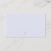 Sweet Little Bunny Botanical Diaper Raffle Begleitkarte (Rückseite)