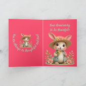 Sweet Little Bunny Dankeskarte (Innenseite)