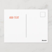 Sweet Little Bunny Happy Oaster Niedlich Card Postkarte (Rückseite)