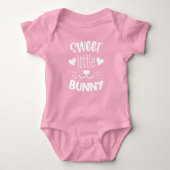 Sweet Little Bunny Oaster Baby Strampler (Vorderseite)