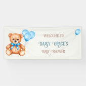 Sweet Little Cub Baby Dusche Banner (Horizontal)