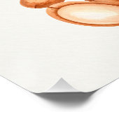 Sweet Little Cub Baby Dusche Empfang Poster (Ecke)