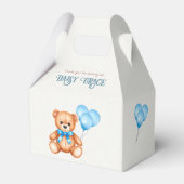 Sweet Little Cub Teddy Bear Baby Dusche Geschenkschachtel (Vorderseite)