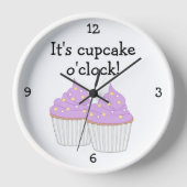 Sweet Little Cupcake - Food-Grafik Uhr (Vorderseite)