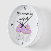 Sweet Little Cupcake - Food-Grafik Uhr (Winkel)
