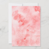 Sweet Little Cupcake Strawberry Baby Shower Einladung (Rückseite)