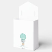 Sweet Little Danke Green Elephant Baby Dusche Geschenkschachtel (Geöffnet)