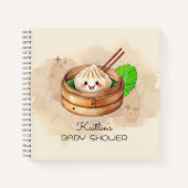 Sweet Little Dumpling Kwai Baby Shower Guest Book Notizblock (Vorderseite)