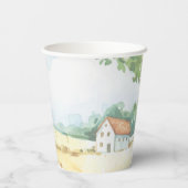 Sweet Little Farm Baby Shower Pappbecher (Rückseite)