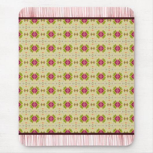 Sweet Little Flower Rug Style Mousepad (Vorne)