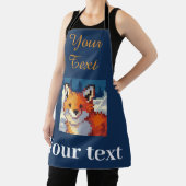 Sweet little Fox, vos, pixel art Schürze (InSitu)