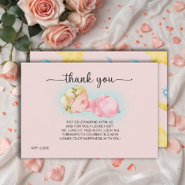 Sweet Little Girl Baby Dusche Danke Karte