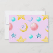 Sweet Little Girl Baby Dusche Danke Karte (Rückseite)