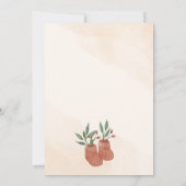 Sweet Little Girl Boho Kleidung Kinderdusche Dankeskarte (Rückseite)