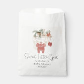 Sweet Little Girl Boho Kleidung Kinderdusche Geschenktütchen (Vorderseite)
