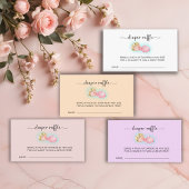 Sweet Little Girl Duwer Windelpreisverlosung Begleitkarte