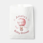 Sweet Little Girl on Way Baby Shower Geschenktütchen (Vorderseite)