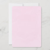 Sweet Little Halloween boo is on the way Einladung (Rückseite)