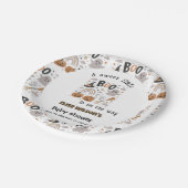 Sweet Little Halloween boo is on the way Pappteller (Schrägansicht)