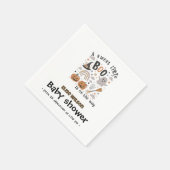 Sweet Little Halloween boo is on the way Serviette (Ecke)