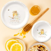 Sweet Little Honey Baby Dusche Begrüßungszeichen Pappteller