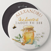 Sweet Little Honey Baby Dusche Button (Vorne & Hinten)