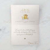 Sweet Little Honey Baby Dusche Dankeskarte (Innenseite)