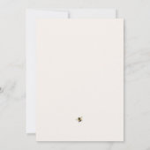 Sweet Little Honey Baby Dusche Einladung (Rückseite)