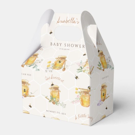 Sweet Little Honey Baby Dusche Geschenkschachtel (Vorderseite)