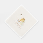 Sweet Little Honey Baby Dusche Serviette (Ecke)
